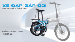 Xe đạp thể thao TEKKO G1 20 inch - xe đạp gấp khung tiện lợi