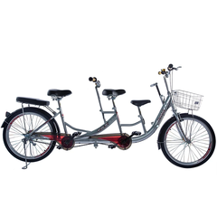 Xe đạp đôi gia đình cao cấp PAX 2 Sport - Kiểu dáng thể thao - Hai người đạp tự do - Trọng tải 300kg - Có thêm ghế cho bé