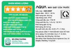 Máy giặt Aqua Inverter 9.0 KG AQD-A900F S