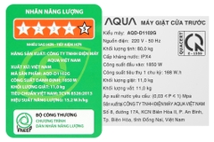 Máy giặt Aqua Inverter 11 kg AQD- D1102G BK