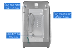 Máy giặt Aqua Inverter 12 Kg AQW-DR120CT S