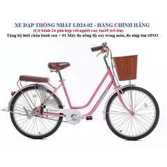 Xe đạp Thống nhất nữ LD 24-02 - Hàng chính hãng