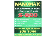 Loa kéo karaoke Nanomax S-800 360W