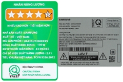 Smart Tivi Samsung 4K Crystal UHD 43 inch UA43AU7200