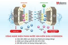 Máy lọc nước Ion kiềm giàu Hydrogen Makano MKW-43608I