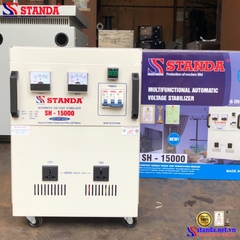 ỔN ÁP STANDA 15KVA DẢI 150V -250V SH-15000 ĐA CHỨC NĂNG
