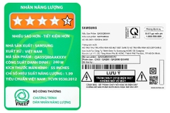 Smart Tivi QLED 4K 55 inch Samsung QA55Q80A
