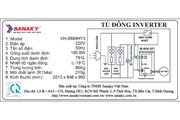 Tủ đông Sanaky Inverter 761 lít VH-8699HY3