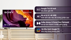 Google Tivi Sony 4K 55 inch KD-55X81DK