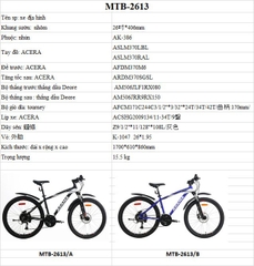 Xe đạp Asama mtb2613