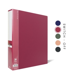 Bìa Còng Switch OFF Kèm Phân Trang, Túi Sơ Mi Lỗ