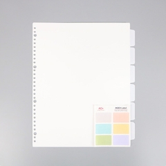 Bìa Phân Trang (Bộ 6 Tab Phân Mục) Kèm Giấy Dán