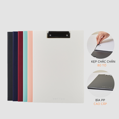 Bìa Kẹp Trình Ký Đôi Nhựa PP WB420