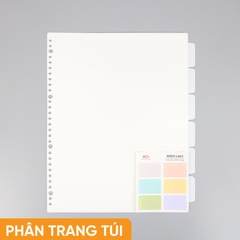 Bìa Phân Trang (Bộ 6 Tab Phân Mục) Kèm Giấy Dán