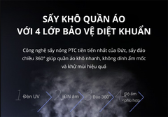 Tủ Sấy Quần Áo Đa Năng Rulax, Máy Sấy Quần Áo Khử Khuẩn Bằng ION Âm, Giúp Quần Áo Lưu Hương, Ngăn Ngừa Nấm Mốc ( Bảo Hành 12 Tháng)