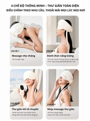 Máy Massage Đầu RULAX Thông Minh Túi Khí 6 Điểm Kết Hợp Nhiệt Nóng, Xoa Bóp Thái Dương - BH 12 Tháng