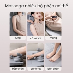 Đệm Ghế Massage Toàn Thân RL28 - Đệm Massage Chuyên Sâu Vùng Lưng Và Cổ Vai Gáy