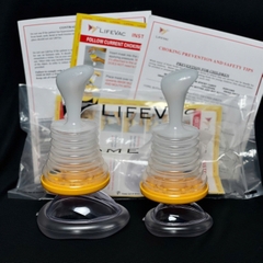 Bộ Dụng Cụ Sơ Cứu Hóc Nghẹn LIFEVAC USA Dành Cho Trẻ Em Và Người Lớn, Chất Liệu Silicon Cao Cấp