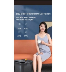 Bồn Massage Ngâm Chân RULAX Cao Cấp, Massage Chân Kết Hợp 4 Phương Pháp Massage, Có Thể Sử Dụng Kèm Thảo Dược RL-24