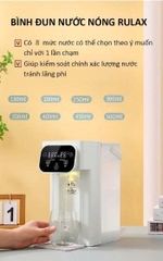 Máy Làm Nóng Nước Siêu Tốc Tức Thời Sau 3s Thương Hiệu Rulax, Đun Nước Nóng Nhiều Nhiệt Độ Khác Nhau ( BH 12 Tháng)