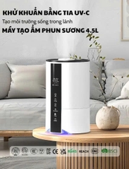 Máy Phun Sương Tạo Ẩm, Máy Bù Ẩm Không Khí Khuếch Tán Tinh Dầu Dùng Cho Gia Đình