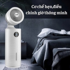 Quạt Điều Hòa RULAX Làm Mát Không Khí, Lưu Thông Không Khí Tạo Ion Âm Xoay Đa Góc Độ