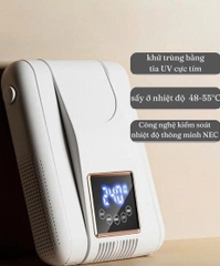 Máy Sấy Giày Thông Minh RULAX, Sấy Được 2 Đôi Cùng Một Lúc, Khử Khuẩn UV Và Ion Âm, Bảo Hành 12 Tháng