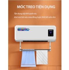 Máy Sưởi Gốm Ceramic Treo Tường Dùng Cho Nhà Tắm, Phòng Ngủ, Không Gây Khô Da - BH 24 Tháng