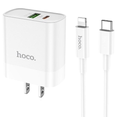 Bộ Sạc Nhanh C80 Plus Rapido PD20W+QC3.0 Charger Type C to iP