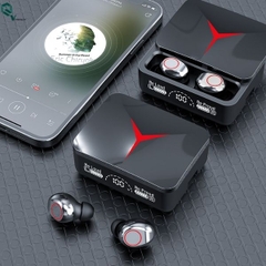 Tai Nghe Bluetooth M90 Pro TWS Bản Cao Cấp, Tích Hợp Micro Âm Thanh Nổi HIFI Với Thanh Trượt Hiển Thị Màn Hình Led Pin 4