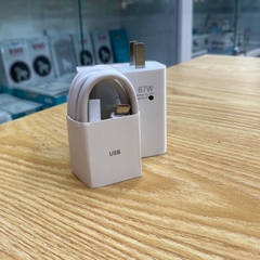 Bộ Sạc Nhanh Xiaomi 67W Mi Charge Turbo kèm dây sạc Type C - Bảo Hành 12 Tháng