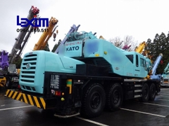 Xe cẩu bánh lốp 75 tấn Kato KR75H (2014) nhập khẩu từ Nhật Bản