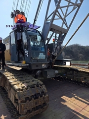 Xe cẩu bánh xích 70 tấn Sumitomo SC700 (1996) nhập khẩu từ Hàn Quốc