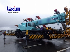 Xe cẩu bánh lốp 75 tấn Kato KR75H (2014) nhập khẩu từ Nhật Bản