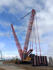 Xe cẩu bánh xích 800 tấn Sany SCC8000A