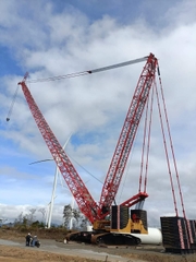 Xe cẩu bánh xích 800 tấn Sany SCC8000A