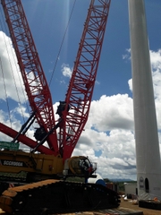 Xe cẩu bánh xích 800 tấn Sany SCC8000A