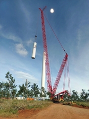 Xe cẩu bánh xích 800 tấn Sany SCC8000A