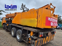 Xe cẩu bánh lốp 50 tấn Kato Hyndai HC50 (1997) nhập khẩu từ Hàn Quốc