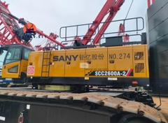 Xe cẩu bánh xích 260 tấn Sany SCC2600 (2022) nhập khẩu từ Trung Quốc