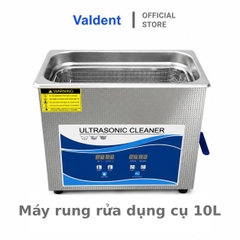 Máy rung rửa dụng cụ siêu âm 10L dùng trong nha khoa , y tế, thẩm mỹ