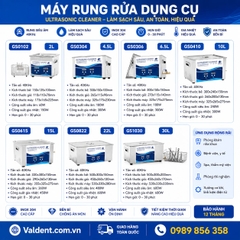Máy rung rửa dụng cụ siêu âm 22L dùng trong nha khoa , y tế, thẩm mỹ
