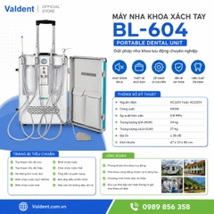 Máy nha khoa xách tay BL-604 (Portable Dental Unit)