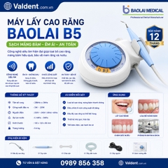 Máy lấy cao răng (cạo vôi) Bao lai B5