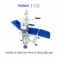 Combo 2: Ghế nha khoa di động gấp gọn