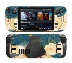 Bộ Decal Dán Steam Deck Chống Xước Hình Mèo Đen