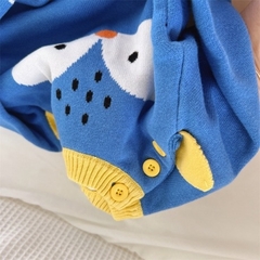 Bộ quần áo len Cool Baby 5118 sóc xanh dương