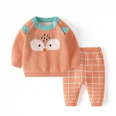 Bộ quần áo len Cool Baby 5118 sóc cam