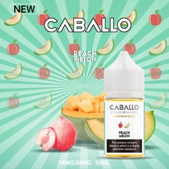 Tinh Dầu Caballo Saltnic Đào Dưa Gang 30ml