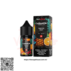 Tinh Dầu Cassanova Saltnic Hoa Quả Nhiệt Đới 30ml